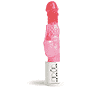1571-1 - Romping-Rabbit-Dual-Control - Another take on the rabbit vibrator.The vibrating shaft is shaped like a smooth textured penis fo...